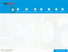 Tablet Screenshot of indogermanpharmacia.com